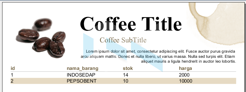 report java gilacoding